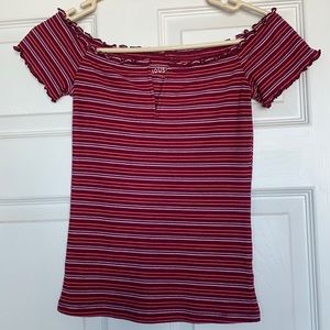 Off the shoulder Aeropostale top